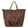 Bolso Popular de Comercio Exterior para Mujer Bolso Tote con Estampado de Leopardo Otoño e Invierno para Viaje al Trabajo Bandolera de Gran Capacidad de Ante Bolso de Hombro de Mano