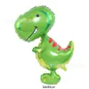 Nuevo Globo de Dinosaurio Dibujo Animado Lindo Versión Q Globo de Dinosaurio Lindo Fiesta de Cumpleaños de un Año del Bebé Globo de Película de Aluminio