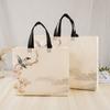 Impressão Colorida Sacola TNT Logo Laminação Sacola de Compras TNT Embalagem Hot Stamping Sacola Tote Colorida Processo Hot Stamping