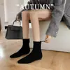 ¡El Clímax del Doble 12! Botas de Invierno 2025 de Gamuza con Felpa Plus, Ajustadas, con Cremallera Trasera, Tacón de 2 cm, Botines Cortos de Gamuza, Dropshipping