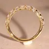 Anillo de Dedo Índice Estilo Minimalista Francés de Cao Shi, Anillo de Diseño Nicho Incrustado de Diamantes para Mujer, Joyería de Lujo Ligero para el Día a Día