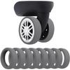 Sapatos de Rodízio Espessos Capa Universal para Roda Redução de Ruído Anti-Desgaste Absorção de Choque Silicone Mala Rodízio Capa Protetora