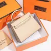 Bolso Kelly de Alta Gama de Segunda Generación para Mujer, Nuevo Bolso de Hombro Cruzado de Moda Primavera-Verano 2026, Bolso de Mujer de 25 cm