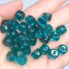 DIY 6*8mm 50g Cuentas Barril, Cuentas Tambor, Jade Imitación, Jade Nieve, Cuentas de Vidrio para Rezar, Accesorios para Pulseras y Collares, Cuentas Sueltas de Vidrio