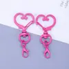 Llavero de Corazón Pintado Colorido Llavero Creativo Lindo Lanyard Cadena para Teléfono Colgante Accesorios Venta al por Mayor