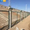 Cerca Protetora Ferroviária Linha 8001 Verde Escuro Cerca Protetora Ferroviária de Alta Velocidade Sob a Ponte Linha 8002 Processo de Mergulho em Plástico