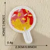 Tazas de Bebida Lindas de Dibujos Animados de Alta Calidad, Bordado Original de Computadora, Decoración de Caja Hecha a Mano DIY, Accesorios para Ropa, Pegatinas de Tela