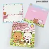 Coleção de Cadernos Quadrados de Tijolo Desenho Animado, Páginas Coloridas, Caderno Quadrado de Tijolo de Papel, Caderno de Conveniência de Alta Qualidade para Estudantes para Anotações e Mensagens