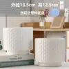 Pote de Flor de Cerâmica Branca Minimalista Nórdico Tendência Atravessando Fronteiras com Prato para Uso Doméstico, Especificamente para Orquídeas Phalaenopsis e Plantas Suculentas