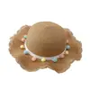 Gorra de Bola de Color para Niños Sombrero de Sol de Verano para Mujer Sombrilla de Sol de Princesa para Playa Sombrero de Pescador para Bebé Sombrero de Paja para Niña Sombrero de Sol Sombrero de Cubeta