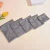 Bolsa de Veludo com Botão de Pressão, Saquinho para Joias, Bolsa de Veludo Luxuosa para Armazenamento de Joias, Bolsa de Embalagem para Anel Colar Pingente, em Estoque