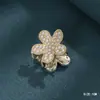 2025 Clip para Cola de Caballo Semi-Atada de Aleación Electrochapada Accesorios de Perlas Pasador Estilo Coreano Dulce Accesorio para el Cabello para Niñas