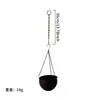 Cuerda de extensión para bolsa de red para macetas, bolsa de red tejida a mano creativa para plantas de jardín, cesta colgante interior y exterior, cuerda colgante simple