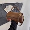 Bolsa Popular Feminina Nicho High-end Western Style Textura 2023 Nova Moda Commuter Shoulder Crossbody Bagel Bagel Bag