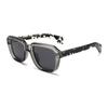 Gafas de Sol Polarizadas de Moda con Montura Estrecha Tr90 Clásicas Transfronterizas Gafas con Patillas de Placa de Acetato Gafas de Alta Gama para Hombre Wenzhou