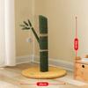 Gato Bambu Sisal Coluna Brincar e Dormir Integrado Prateleira de Escalada para Gatos Pequena Plataforma de Salto Produtos para Afiar as Unhas do Gato Resistente a Arranhões Resistente ao Desgaste
