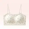 Sutiã Adesivo Floral Doce com Bojo Espesso para Mulheres com Seios Pequenos, Realçando a Aparência, Sem Fio, com Efeito Push-Up, Confortável, Sutiã Anti-Queda