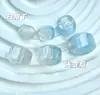 Contas para Penas com Furo Passante de Resina Mudam de Cor Céu Estrelado Verão DIY Artesanal Corrente de Celular Colar Acessórios de Joias Contas Soltas