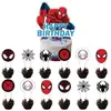 Spider-Man Transfronterizo Pequeño Araña Serie Gwen Decoración de Fiesta de Cumpleaños Suministros Temáticos Serie de Tarjetas y Banderines