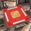 Tapete de Mesa de Mahjong, Tapete Quadrado Antiderrapante para Salas de Xadrez e Cartas, Tapete Doméstico Absorvente de Água para Mesa de Centro, Resistente a Manchas, Resistente ao Desgaste, Tapete Fácil de Limpar