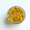 Adornos de Lingotes Pequeños de Vidrio de Colores, Lingotes Dorados Emparejados con un Recipiente de Tesoros, Pequeños Regalos Propicios y Atractores de Riqueza, Lingotes de Cristal Amarillo