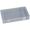 Caja de Almacenamiento de Papelería para Brochas de Maquillaje, Caja de Plástico de 2 Compartimentos para Viaje, a Prueba de Polvo, para Brochas, Lápices de Cejas, Herramientas de Ferretería