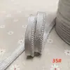 En Stock Cinta de Ribete de Poliéster de 48 Colores, Cordón de Bies, Tira de Adorno para Ropa, Quilts, Cojines de Sofá y Tiras de Flecos