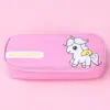 Estuche de Lápices de Dibujos Animados Nuevo Compartimento de Malla Gran Capacidad Caja de Papelería Estuche de Lápices Simple Estuche de Lápices para Estudiantes Personalización de Logo