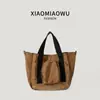 Bolsa Transversal Casual Outono e Inverno, Bolsa de Mão Versátil para o Dia a Dia, Bolsa Tote de Ombro Feminina de Moda de Nicho Estilo Retro