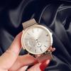 AliExpress Más Vendido Reloj de Cuarzo para Hombre de Moda Estilo Minimalista Correa de Malla Reloj de Estudiante Reloj de Pulsera