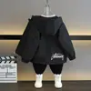 Jaqueta Infantil 2026 Novo Estilo Jaqueta Moderna e Descolada para Meninos Bebês e Crianças Maiores Top Casual Modelagem Solta Versátil