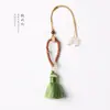 Pulsera de Sándalo de 4 mm Diseño Original Nuevo Estilo Chino DIY Trenzada a Mano Accesorio de Ágata Blanca Moda Retro Elegante para Llevar en la Mano