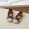 Zapatos de Cuero Estilo Coreano para Niñas, Nuevos Primavera y Otoño 2026, Zapatos Planos Individuales Suaves de Suela Blanda, Estilo Bosque Dulce, Zapatos de Princesa Antideslizantes