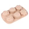 Molde para Hornear Pastel de Pétalos Tridimensional de 6 Piezas, Molde para Hornear Pastel al Vapor, Molde para Pastel - Más Vendido Transfronterizo