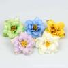Cabeça de Flor Rosa Selvagem Retro Imitação Comércio Exterior Transfronteiriço DIY Artesanal Flor de Seda Grampo de Cabelo Flor de Lapela Flor de Pulso Acessórios