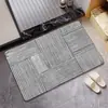 Alfombra de Piso Absorbente Moderna y Sencilla para Baño, Alfombrilla Antideslizante de Secado Rápido para Baño, Alfombra para Entrada de Dormitorio