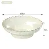 Prato de Frutas com um Toque de Luxo Leve e de Alta Qualidade, Bandeja de Frutas Esteticamente Agradável para Uso Doméstico na Mesa de Centro da Sala de Estar, Prato de Plástico para Petiscos, Castanhas e Doces