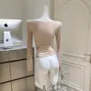 Camiseta de Manga Larga Retorcida con Cuello en V de Lana Tencel Piel de Ángel para Mujer, Prenda Base para Otoño e Invierno, Ropa Interior para Principios de Primavera