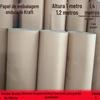 Rolo de papelão ondulado grau C papel kraft rolo de papel 1,2 metros papel para embalagem de móveis papelão ondulado rolo de papel papel kraft proteção de piso