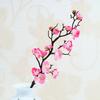 Origem Fonte Flor Falsa Artificial Pequenos Ramos de Flor Aomea Sala de Estar Flor Decorativa Simulação Pastoral Chinesa Flor de Ameixa