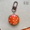 Llavero Colgante Creativo de Hamburguesa Personalidad Único Colgante para Bolso Pequeño Adorno Colgante Llavero Lindo