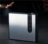 Venta Directa de Fábrica YH-059 dispensador automático de humo 16 Piezas caja de cigarrillos antipresión con encendedor de llama abierta desechable reemplazable