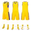 Roupas de basquete infantil Terno masculino e feminino Alunos do ensino fundamental Adolescentes Ensino médio Roupas de desempenho infantil Camisa infantil Número de impressão do logotipo