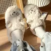 Pantuflas de Algodón para Hombre y Mujer con Cachorro West Highland White Terrier 2026 Lindas para Pareja Antideslizantes Sensación de "Pisar Caca" Zapatos Peludos para el Hogar Invierno