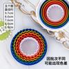 Herramienta para girar azúcar A5L de 5 piezas, troquel de corte de plástico, DIY, amor, estrella de cinco puntas, redondo, cuadrado, decoración de repostería, geometría