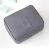 Bolsa de cosméticos de algodón lavable de segunda generación para el hogar, bolsa de almacenamiento de viaje, nueva bolsa de lavado de doble capa, bolsa para avión, éxitos de Taobao