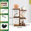 Alféizar de Madera Maciza para Ventana Saliente Soporte para Plantas Suculentas, Estante Pequeño de Flores de Múltiples Niveles para Escritorio de Sala de Estar Interior, Estante para Macetas de Balcón, Estante de Almacenamiento Chunjiang