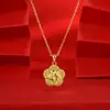 Collar Seiko Serie CNC Hielo Triturado Cinco Flores para Mujer, Ligero, Compacto, Cadena de Clavícula de Gama Alta, Simple y Versátil, Nicho