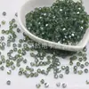 4mm Nuevo color AB cuentas de punta superior de dos puntas cuentas de cristal cuentas de diamante accesorios para joyería diy material de cuentas sueltas