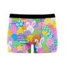 Roupa Íntima Respirável, Confortável e Fashion com Estampa Digital 3D de Coelho Fofo 2024 Nova Cueca Boxer Masculina Transfronteiriça